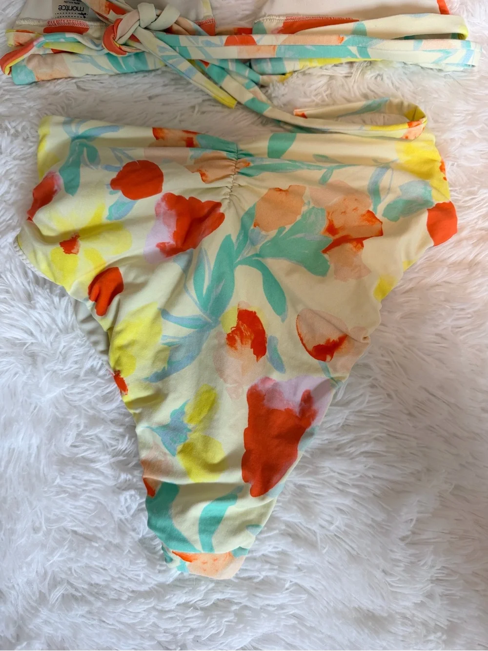 Montce Swim Helena Floral Bikini Set - Size Medium